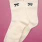 Ribbed Bow Crew Socks