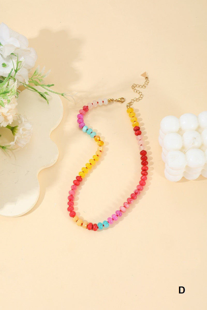 Gemstone Necklaces (5 Colors)