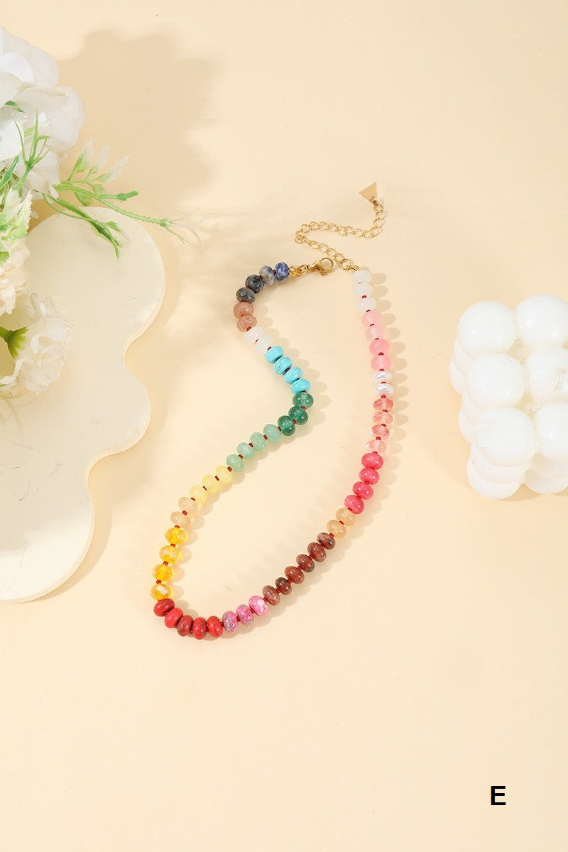 Gemstone Necklaces (5 Colors)