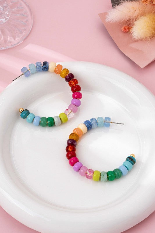 Multi-Colored Gemstone Earrings
