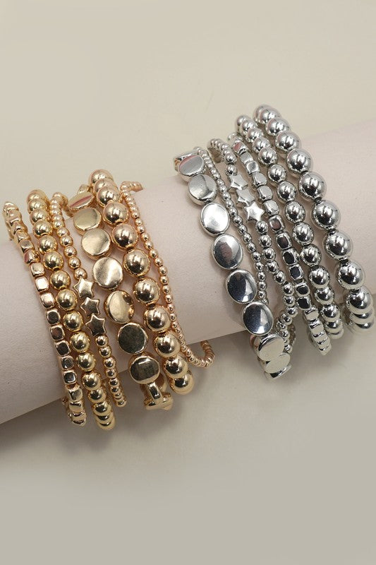 Beaded Bracelet Stack