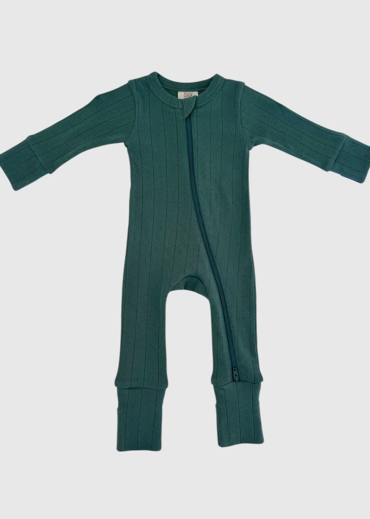 Pine Pointelle Romper