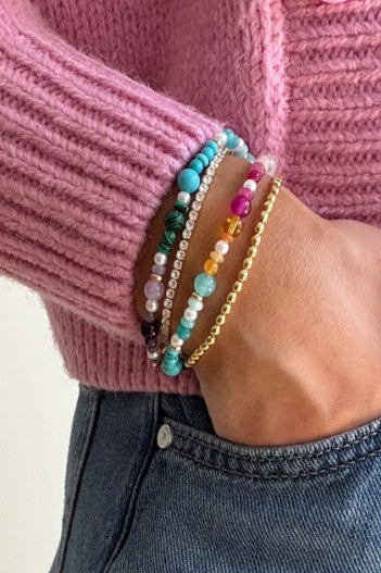 Colorful Beaded Stack