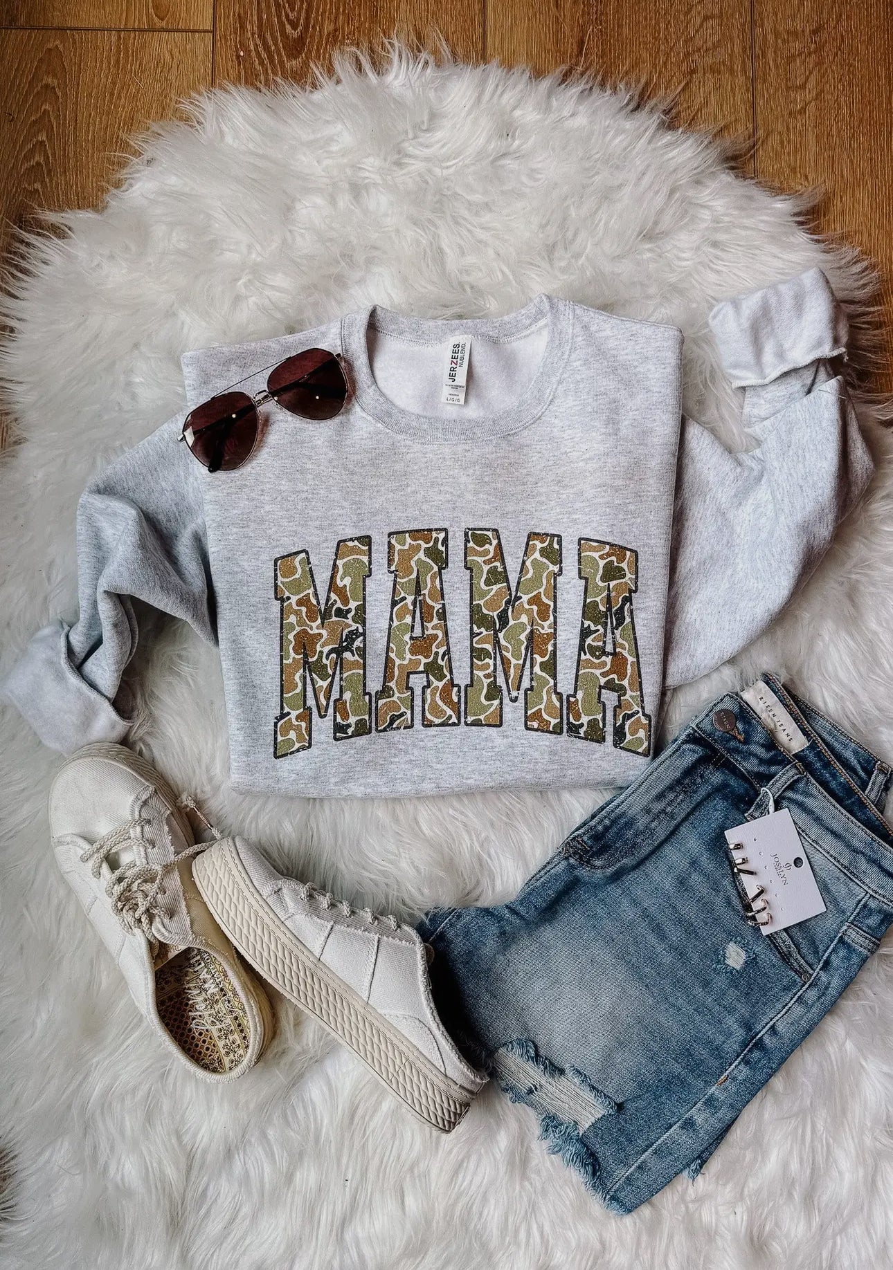 Camo Mama Crewneck