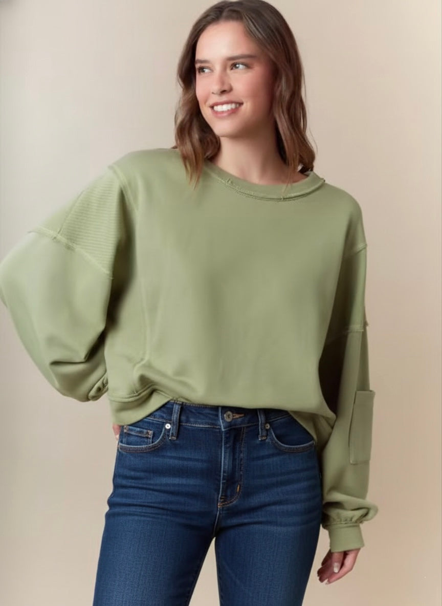 Sage Green Crewneck