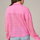 Pink Lace Shacket