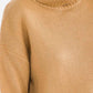 Camel Turtleneck Sweater