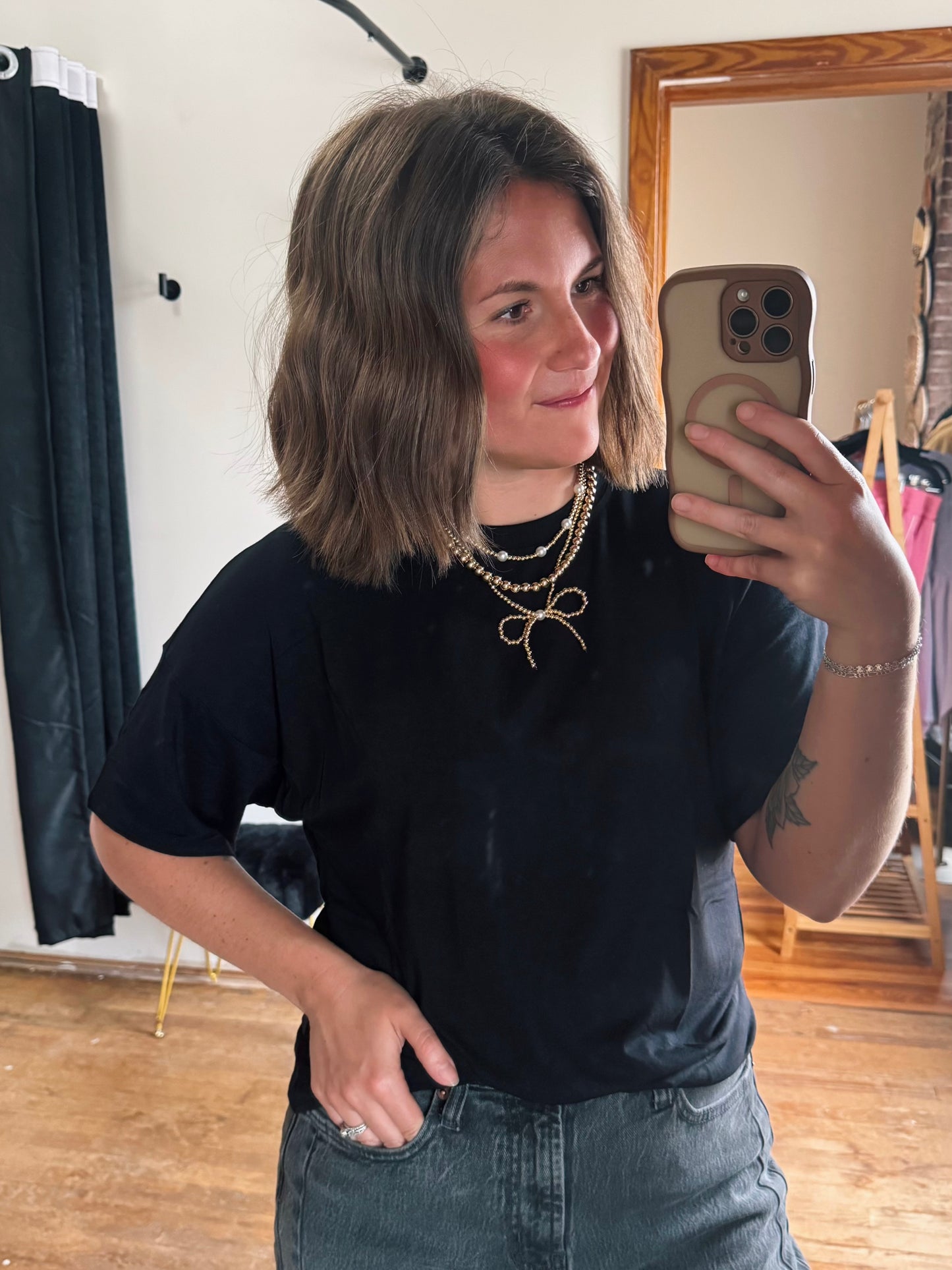 Black Basic Tee