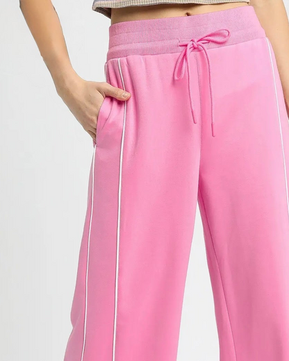 Pink Wide Leg Lounge Pants