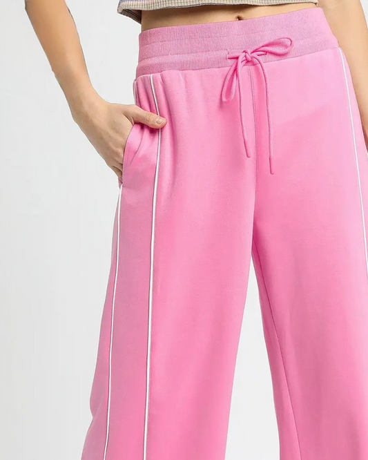 Pink Wide Leg Lounge Pants